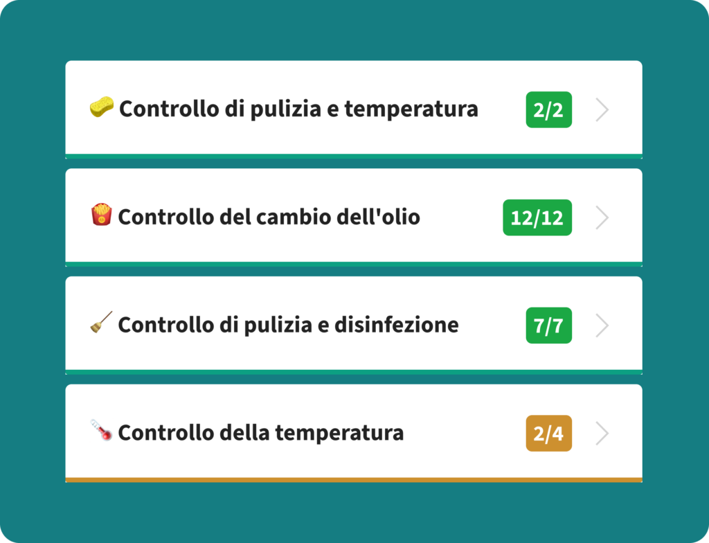 Registri digitali per marchi food service