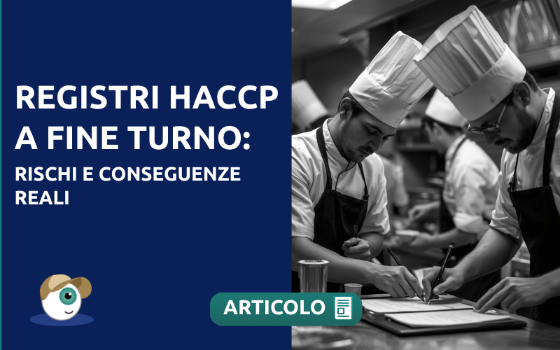 Registri HACCP a fine turno: rischi e conseguenze reali